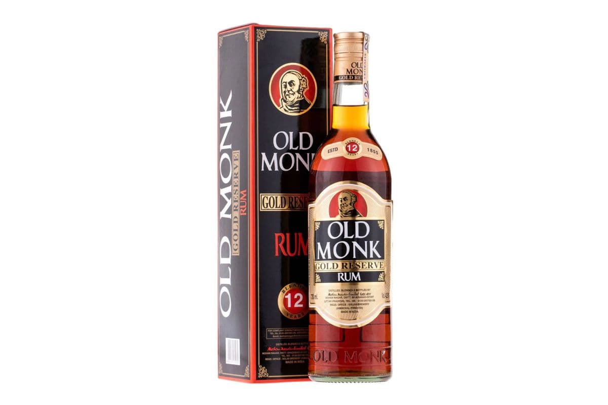 Old Monk Gold reserve - 12 Year Old Rum (1 x 750mL)