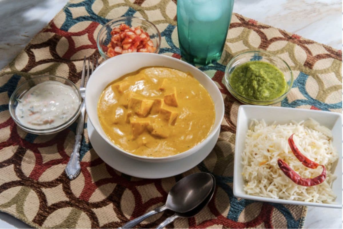 Paneer Makhani & Rice+Naan Combo with Soda Pop