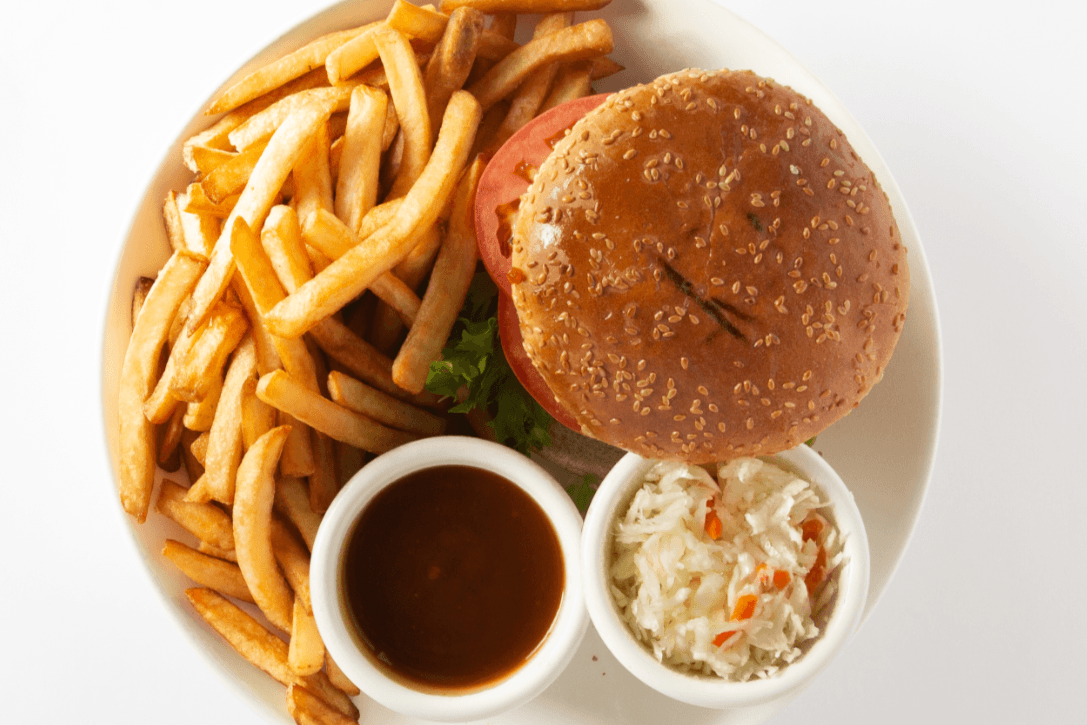 Burger au poulet grillé