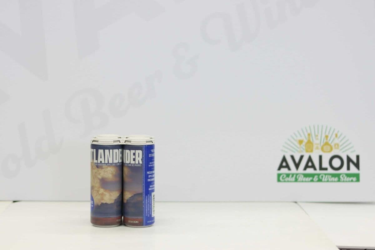Flatlander Cider & Black Hard Apple Cider (4 x 355ml)