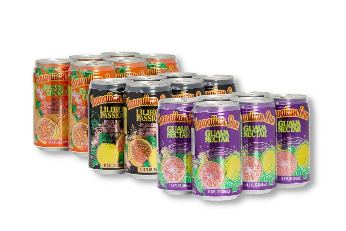 Hawaiian Sun Tropical Beverages (6 x 340 ml) (6 x 340 ml)