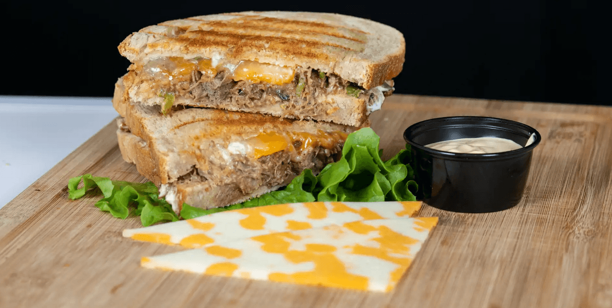 Steak and Cheese Panini