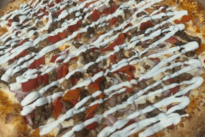Medium Butter Chicken Specialty Pizza
