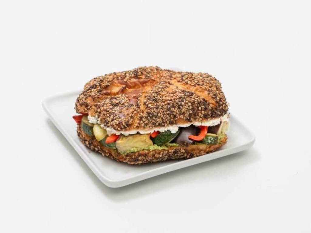 Grilled Veggie & Goat Cheese Danish