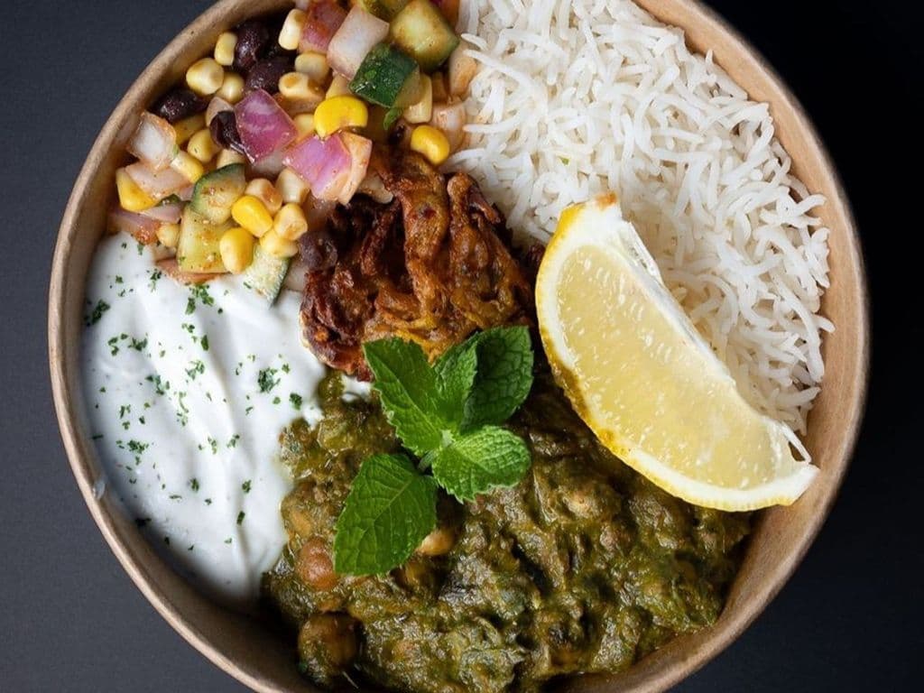 Chana Saag Bowl (Vegan)