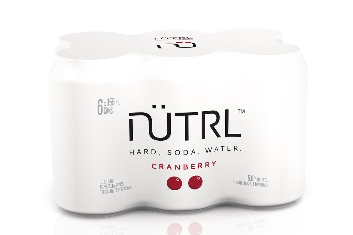 Nutrl Vodka Soda Cranberry (6 Cans)