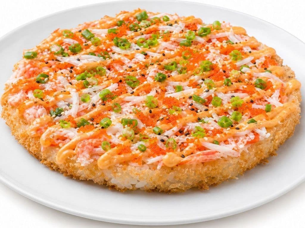 P5 Crab Meat Sushi Pizza
