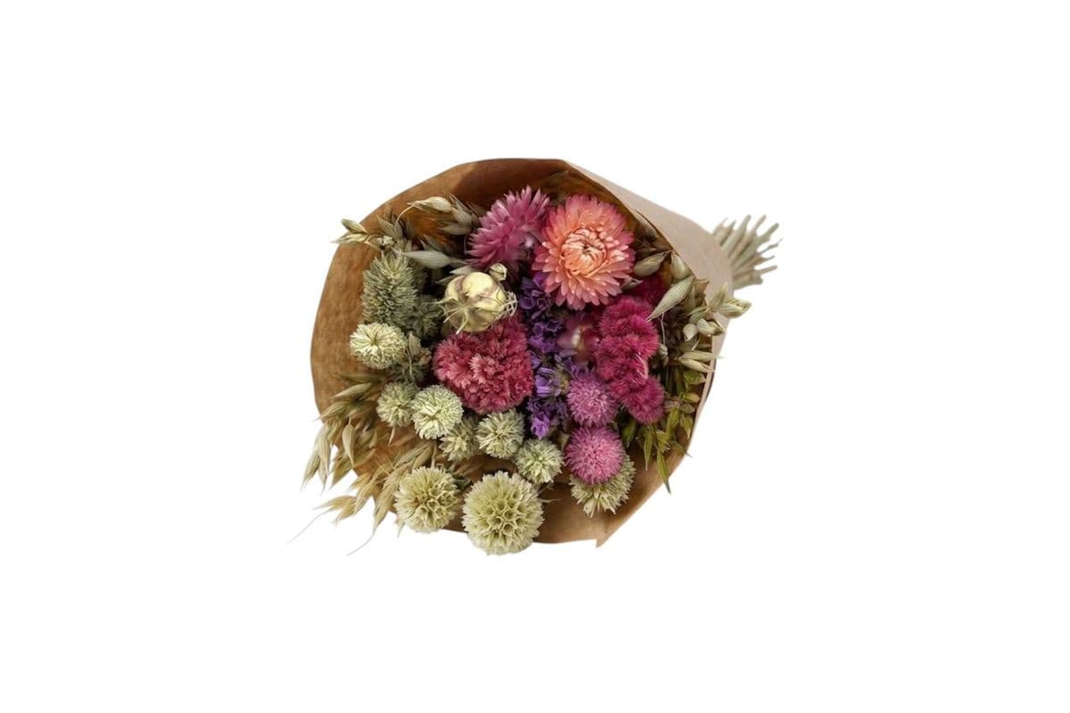 Blushing Beauty Dried Flower Bouquet - Small