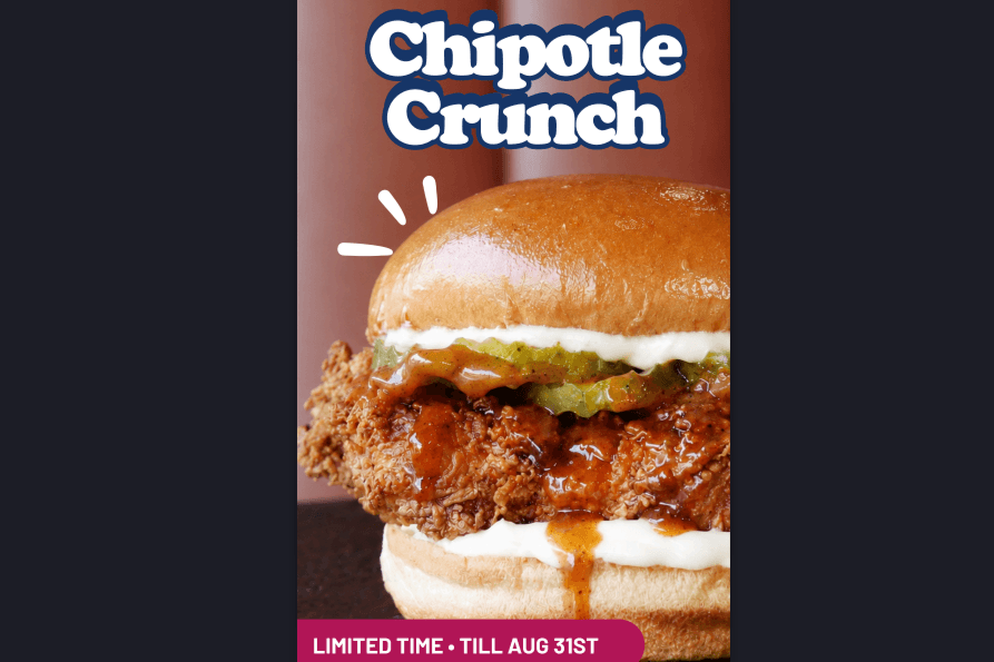 Chipotle Crunch Chicken Sandwich