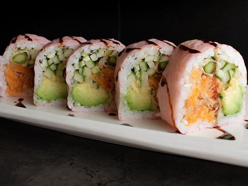 Pink Flower Roll