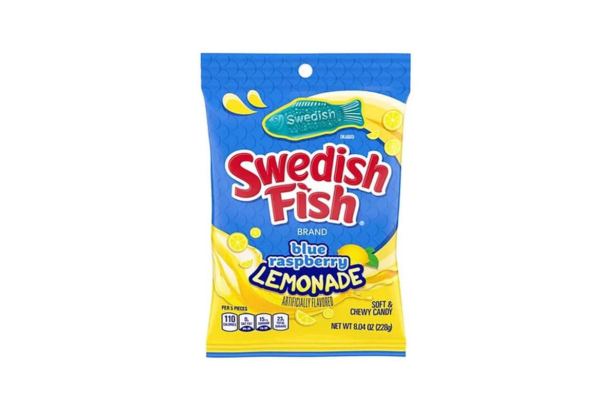 Swedish Fish Blue Raspberry Lemonade (3.59 oz) (110 Cal)