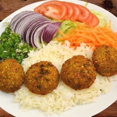 Saj Falafel Platter