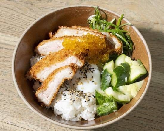 Chicken & Ikura Don