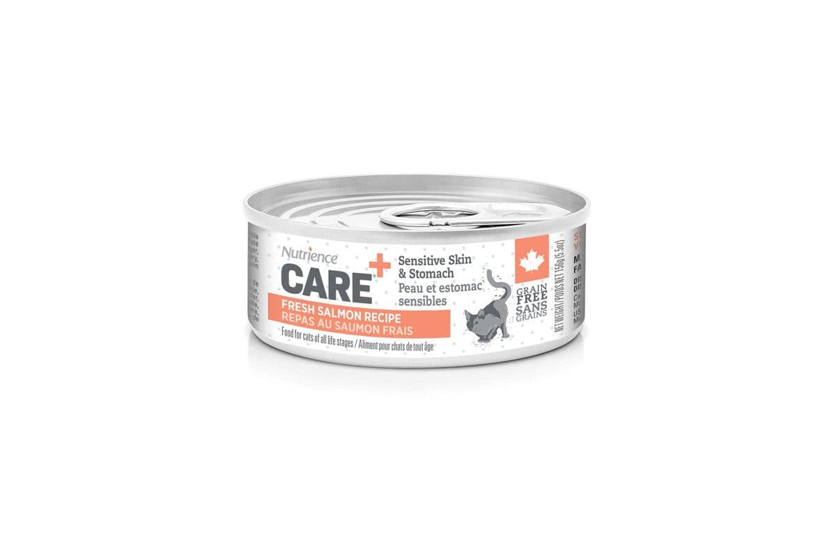 Nutrience Care Sensitive Skin & Stomach Pâté for Cats - Fresh Salmon Recipe - 156 g (5.5 oz)