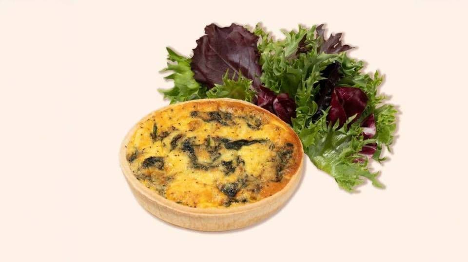 Spinach quiche