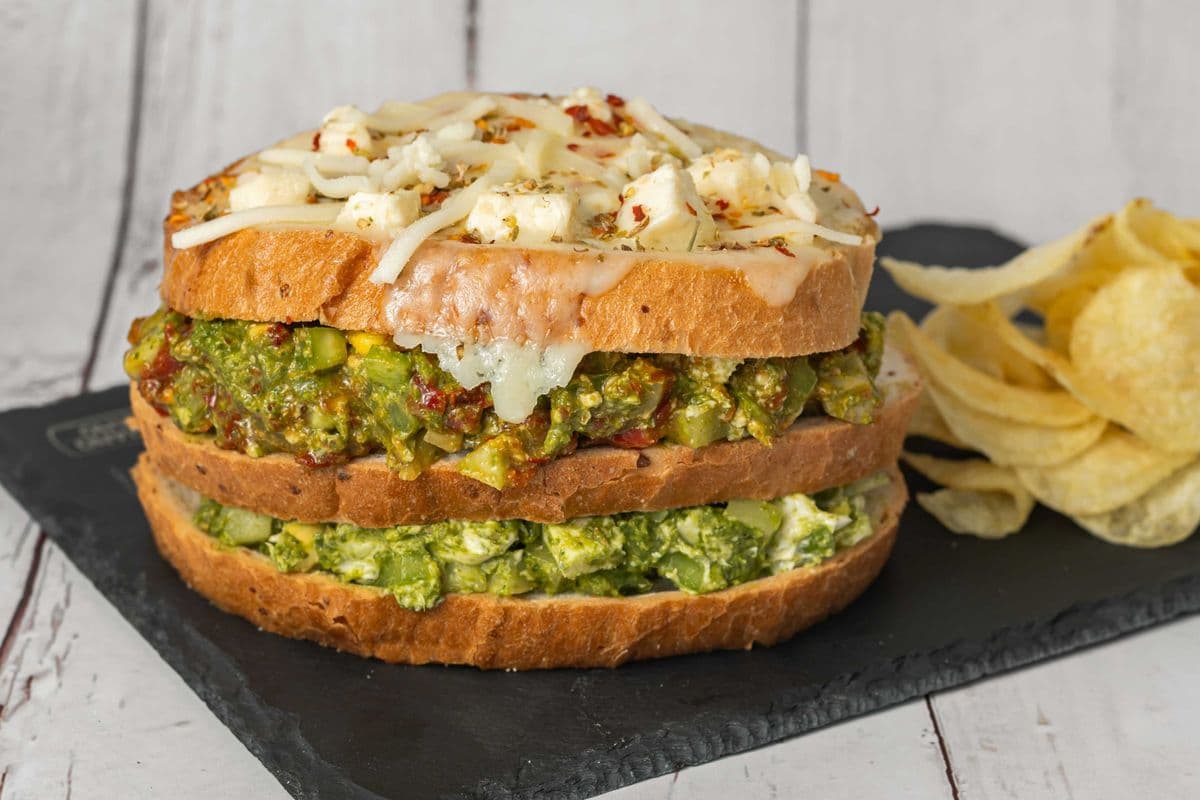 Street Style Paneer Sandwich