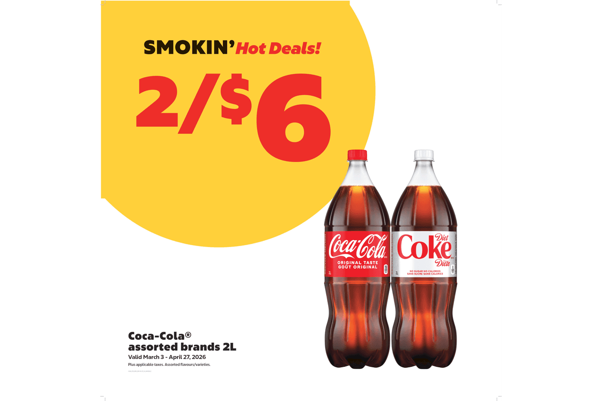 Coke (2 L) - 2 for $6.00