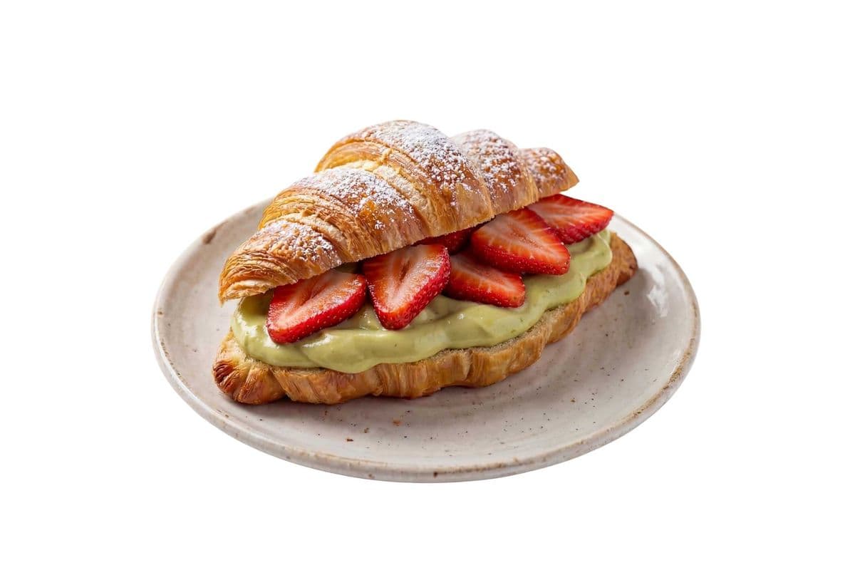Pistachio Strawberry Sandwich