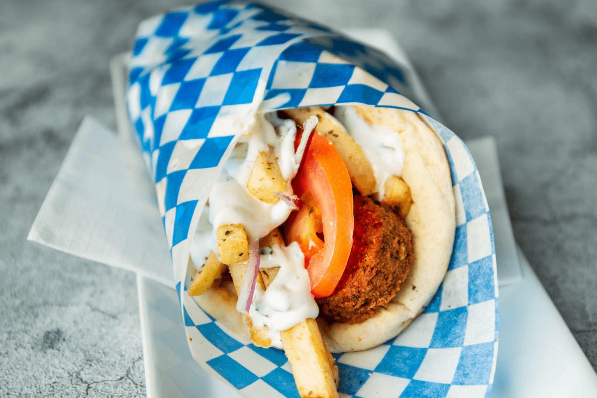 Vegetarian Falafel Pita