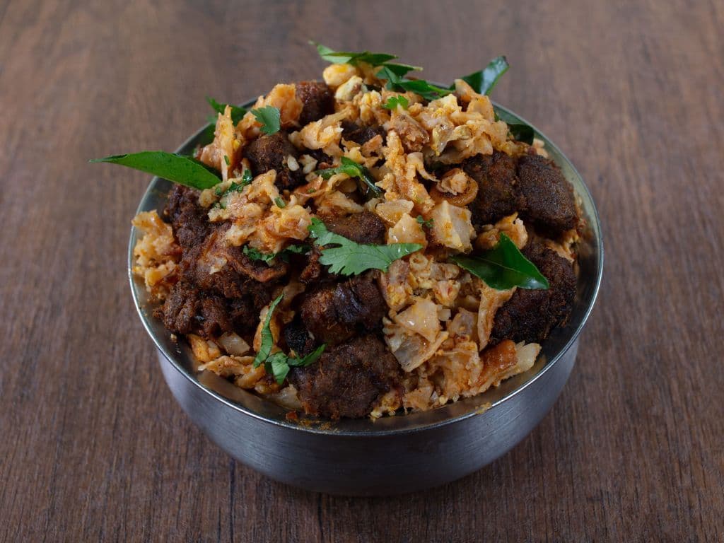 Mutton Kothu Parotta