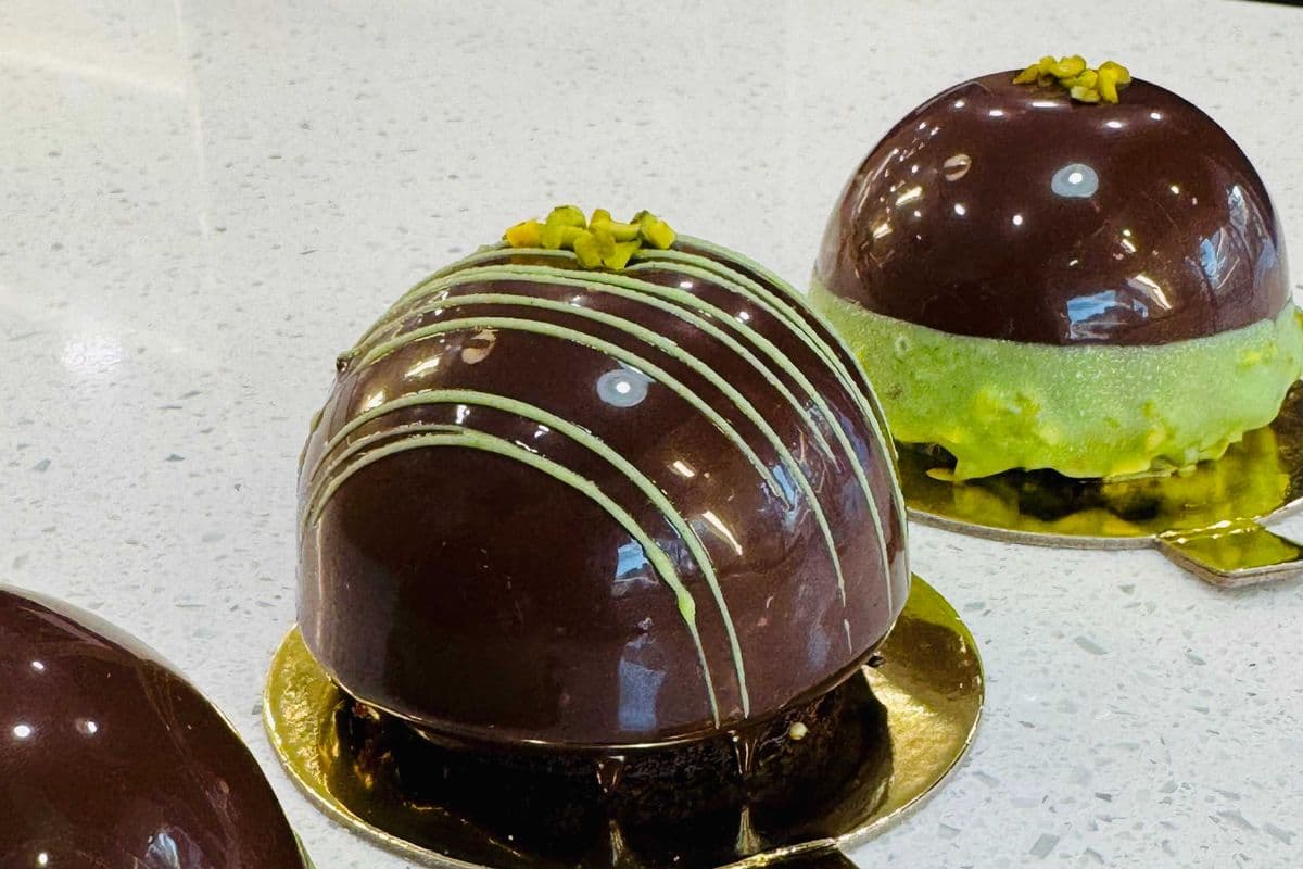 Dubai Chocolate Mousse Cake