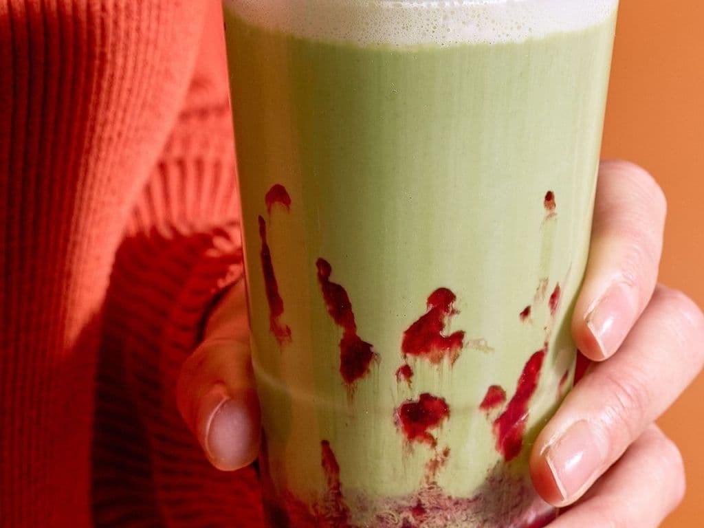 Wildberry Matcha Hot