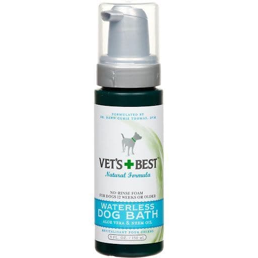 Vet's Best Waterless Dog Bath Shampoo 5 Oz