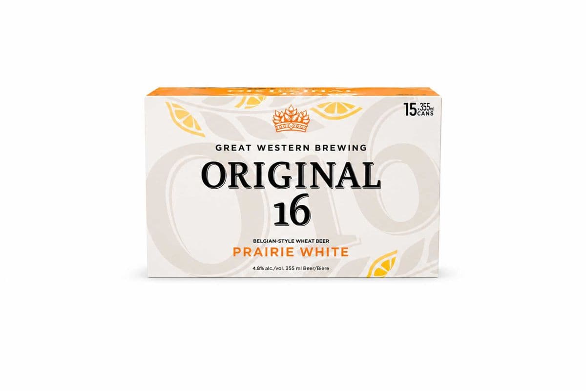 Great Western Original 16 Prairie White Wheat (15 x 355ml Cans)