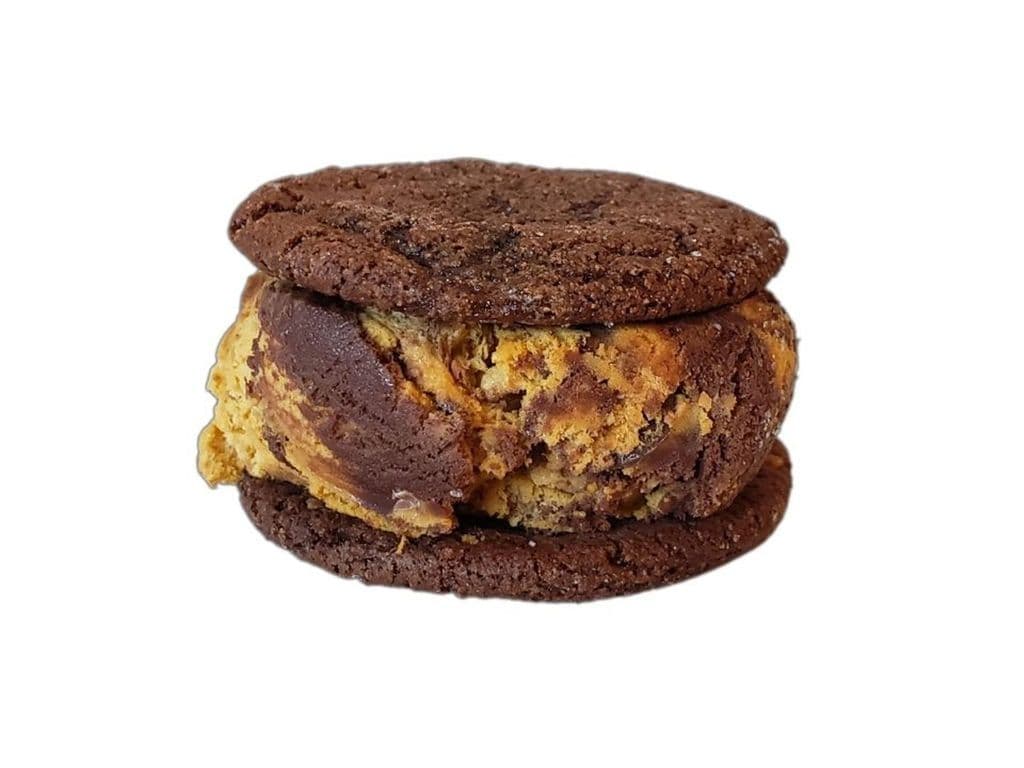 Peanut Butter Chocolate Cup Ice Cream Sandwich