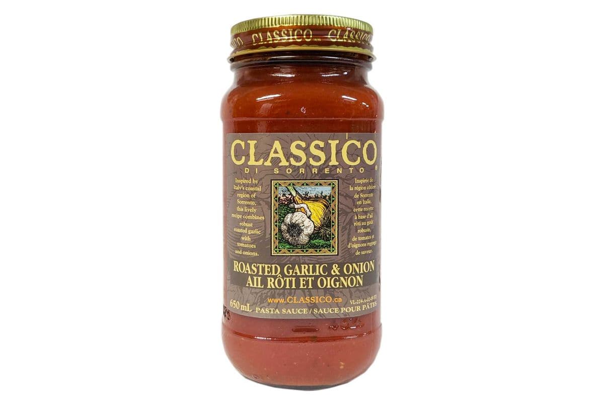 Classico Di Sorrento Roasted Garlic Onion Pasta Sauce (650 ml)