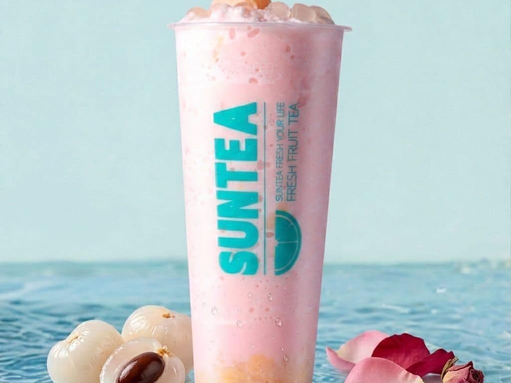 Lychee Rose Milkshake 荔枝玫瑰奶冰