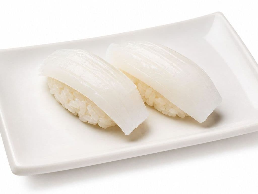 K7 Cuttle Fish Sushi (2pcs)