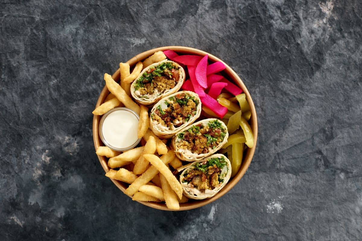 Falafel Shawarma Saj