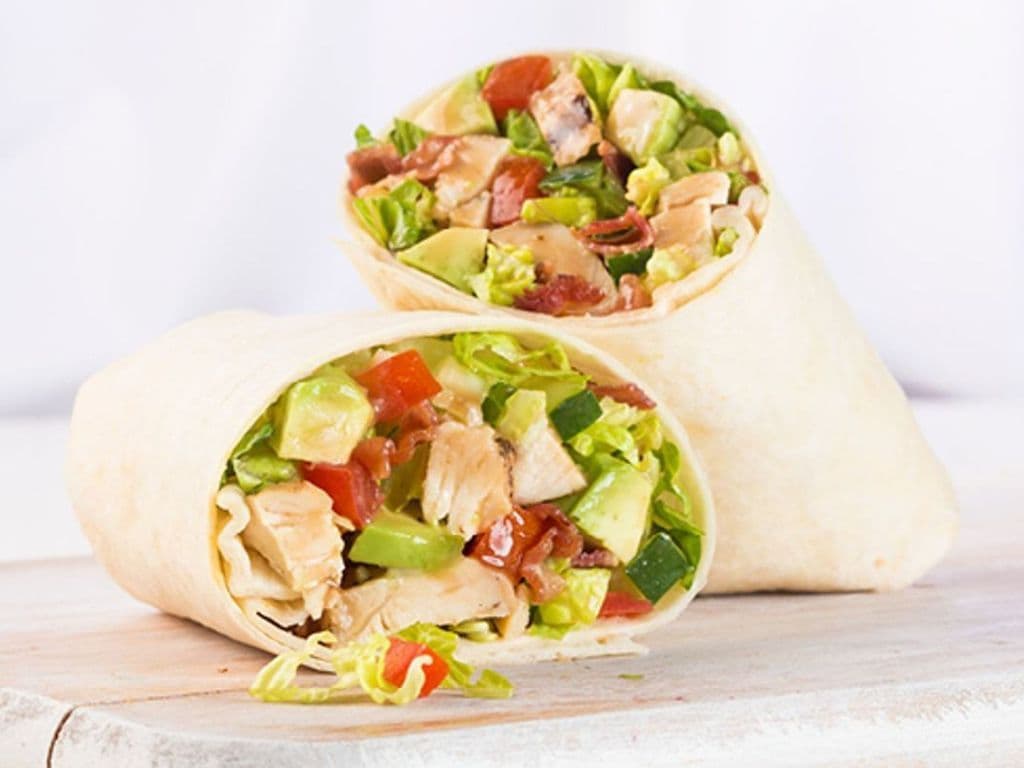 Chicken Bacon Avocado Wrap