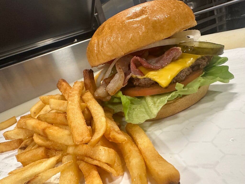 Smash Bacon and Cheddar Burger