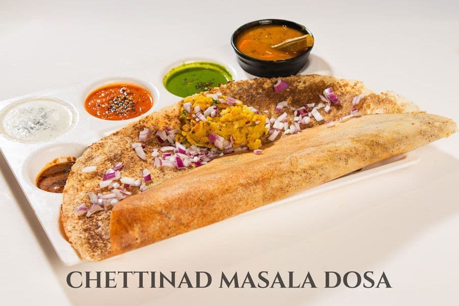 Chettinad  Masala Dosa