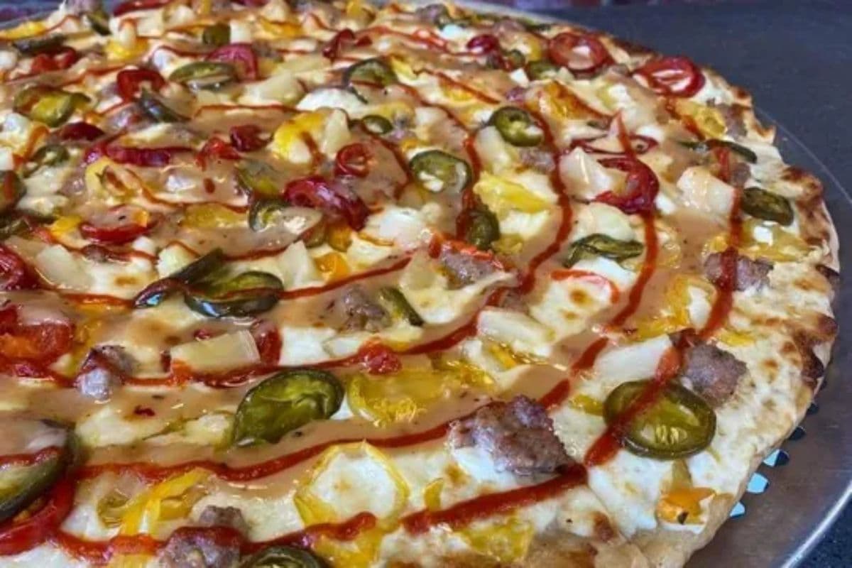 14" Sweet and Spicy Sausage Pizza