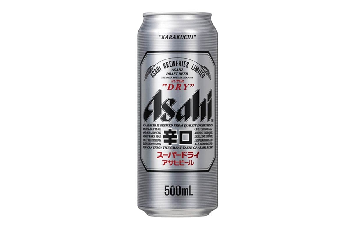Canned Asahi Super Dry Beer (1 x 500 ml)