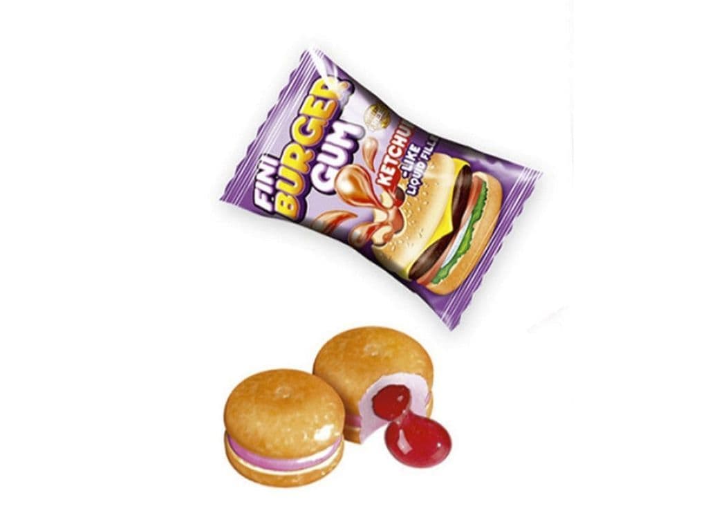 Fini Burger Gum Juice Filled Bubble Gum 5g 