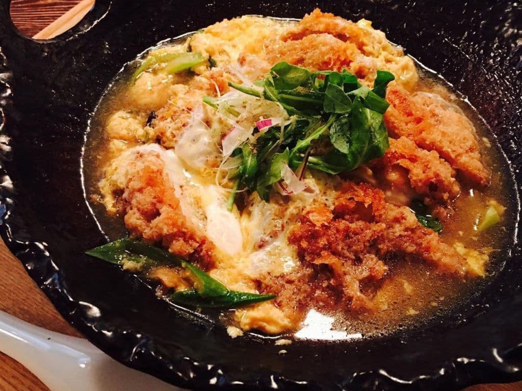 The "Oyako" Simmered Chicken Cutlet