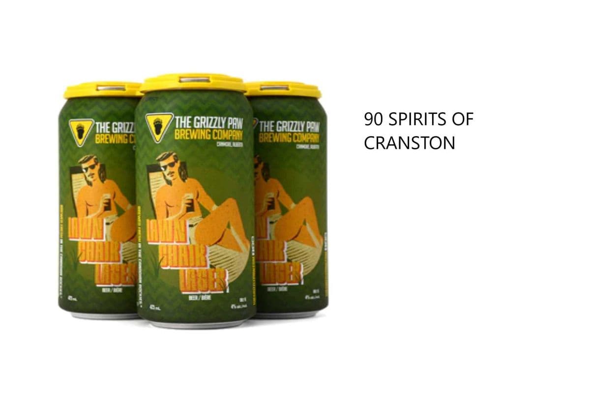 GRIZZLY PAW LAWN CHAIR LAGER 4 CANS (1 x 4X473ML)