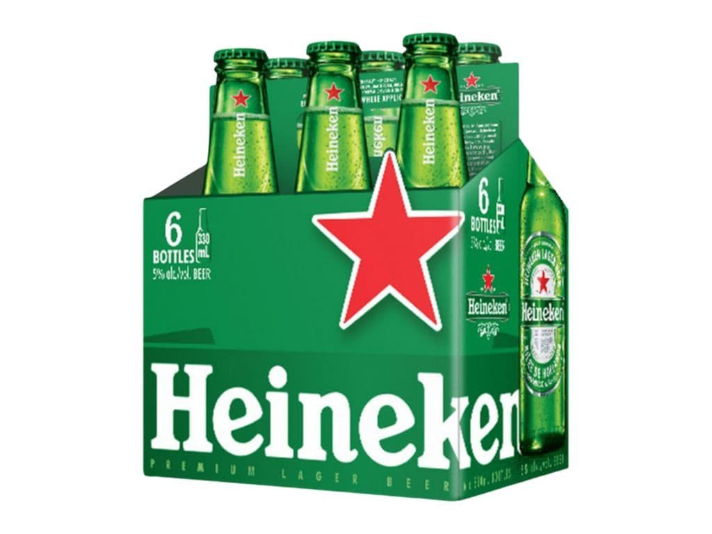 Heineken Lager 6pk Bottle