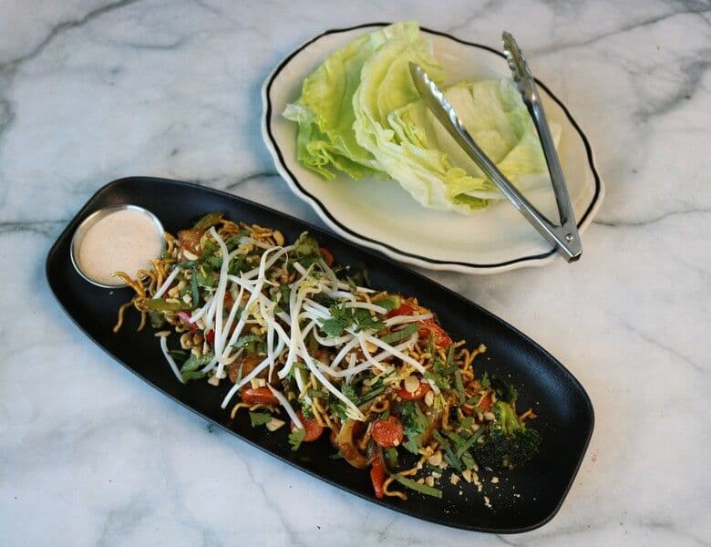 Spicy Thai Tofu Lettuce Wraps
