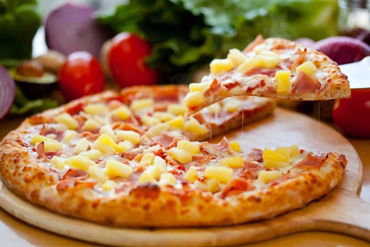 8" Pineapple and Bacon Pizza