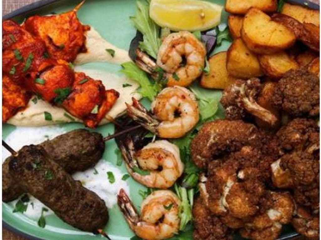Grilled Mezze Sampler. 2PAX
