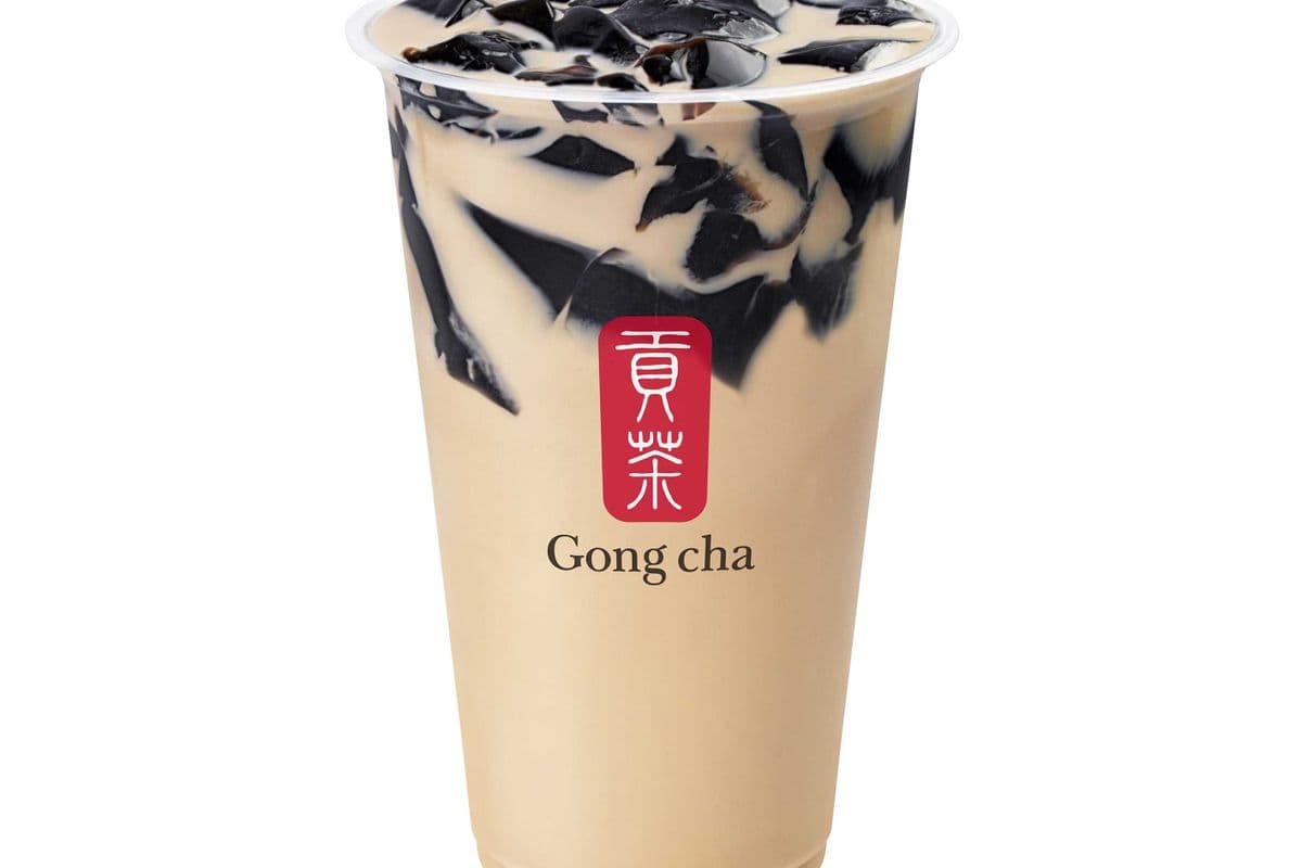Wintermelon Milk Tea with Grass Jelly (276 Cal)