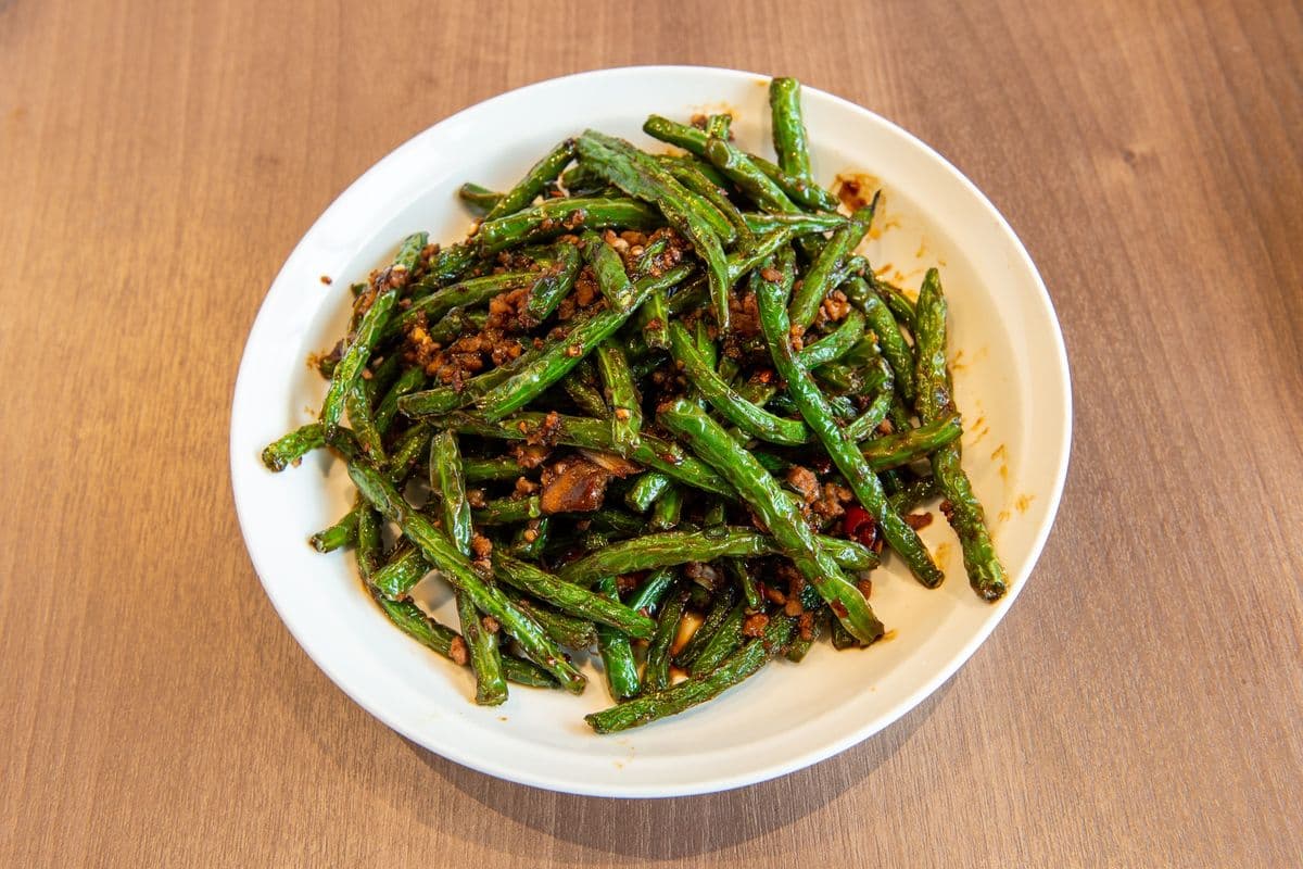 Spicy String Beans with Minced Pork (Spicy) 乾扁四季豆
