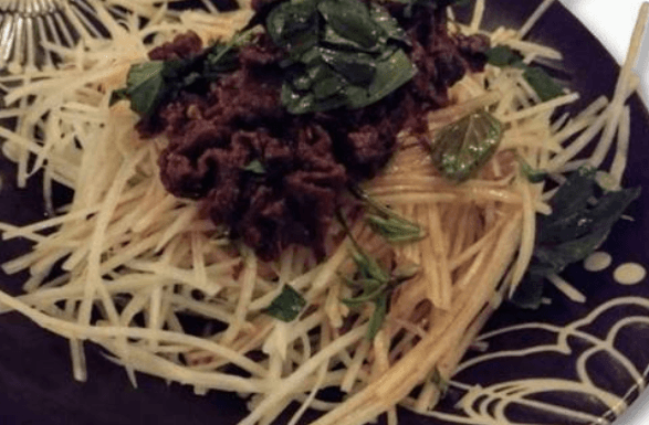 Salade de Papaye et Boeuf Fumé / Papaya and Smoked Beef Salad