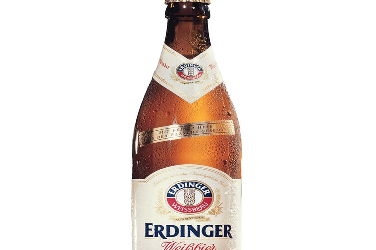 Erdinger Weissbier Wheat Beer (500 ml BOTTLE) (1 x 500 ML) (1 x 500ML)