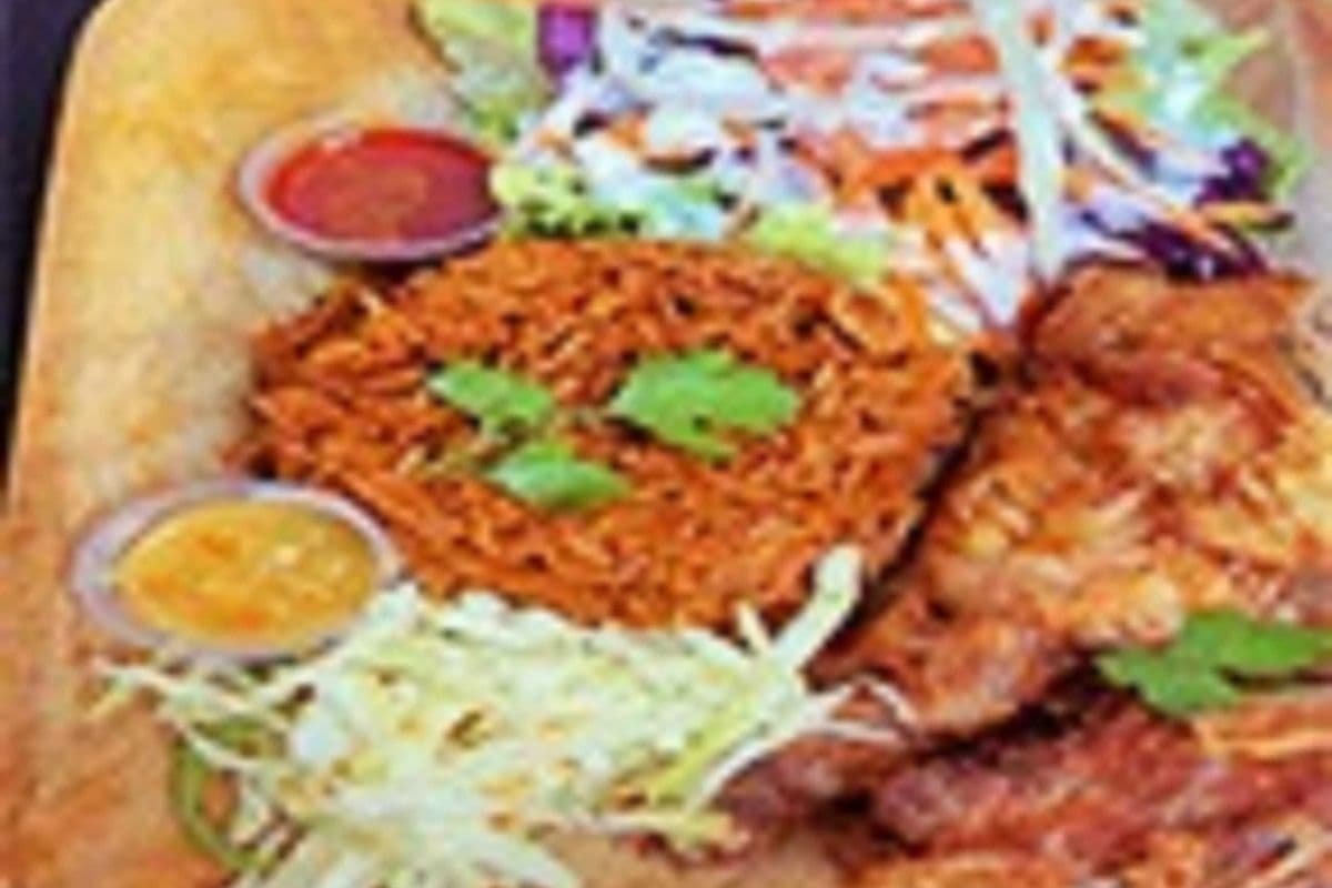 Riz orange au poisson alloco